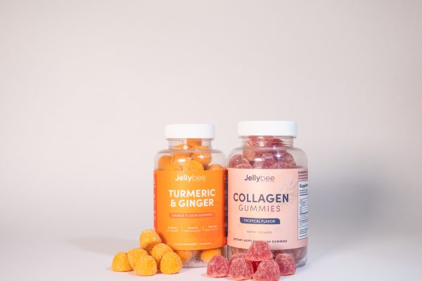 Matte Effect PS Label on Supplement Bottle